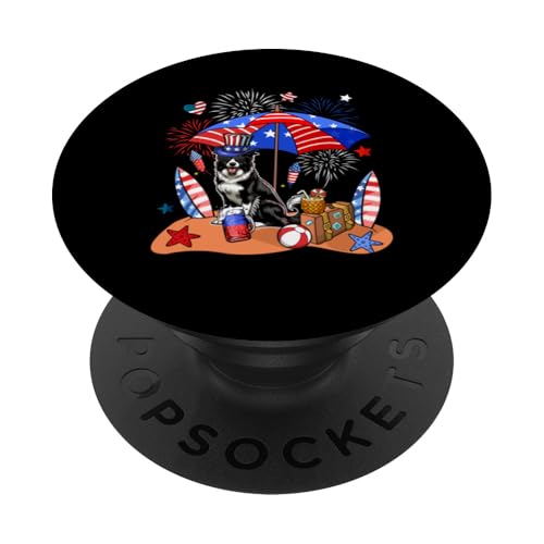 Border Collie Sonnenbrille Relaxing On Beach 4. Juli PopSockets Klebender PopGrip Border Collie Sonnenbrille Relaxing On Beach 4. Juli PopSockets Klebender PopGrip von Dog 4th Of July Costume