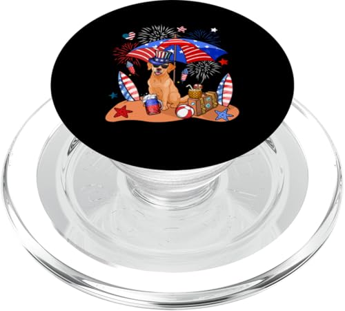 Labrador Retriever Sonnenbrille zum Entspannen am Strand 4. Juli PopSockets PopGrip für MagSafe Labrador Retriever Sonnenbrille zum Entspannen am Strand 4. Juli PopSockets PopGrip für MagSafe von Dog 4th Of July Costume