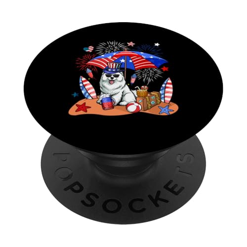 Samoyed Sonnenbrille Relaxing On Beach 4. Juli US-Flagge PopSockets Klebender PopGrip Samoyed Sonnenbrille Relaxing On Beach 4. Juli US-Flagge PopSockets Klebender PopGrip von Dog 4th Of July Costume