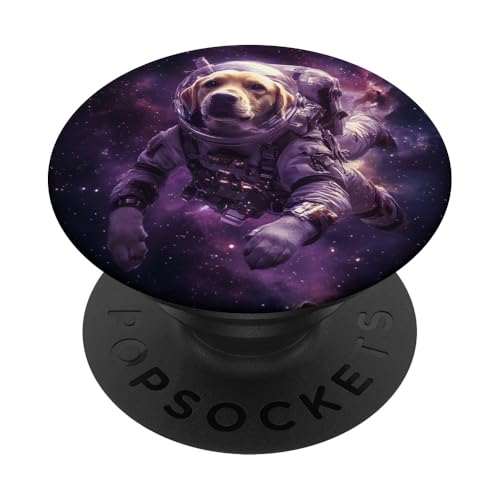 Labrador Astronaut Hund Astronaut PopSockets Klebender PopGrip Labrador Astronaut Hund Astronaut PopSockets Klebender PopGrip von Dog Astronaut Designs