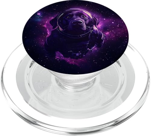 Labrador Astronaut Hund Astronaut PopSockets PopGrip für MagSafe von Dog Astronaut Designs