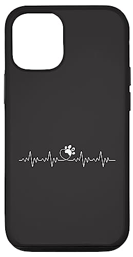 Hülle für iPhone 12/12 Pro Herzschlag Herz Hund Pfote Hundeliebhaber Hülle für iPhone 12/12 Pro Herzschlag Herz Hund Pfote Hundeliebhaber von Dog Love Merch