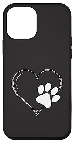 Hülle für iPhone 12 mini Herz Hund Pfote Hundeliebhaber Hülle für iPhone 12 mini Herz Hund Pfote Hundeliebhaber von Dog Love Merch