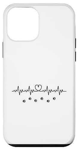 Dog Love Merch iPhone 12 mini Schutzhülle Herzschlag Herz Hundepfote Robuster Schutz Glänzend Dog Love Merch iPhone 12 mini Schutzhülle Herzschlag Herz Hundepfote Robuster Schutz Glänzend von Dog Love Merch