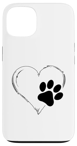 Hülle für iPhone 13 Herz Hund Pfote Hundeliebhaber Hülle für iPhone 13 Herz Hund Pfote Hundeliebhaber von Dog Love Merch