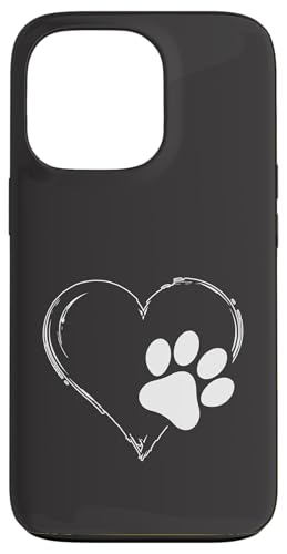 Hülle für iPhone 13 Pro Herz Hund Pfote Hundeliebhaber Hülle für iPhone 13 Pro Herz Hund Pfote Hundeliebhaber von Dog Love Merch