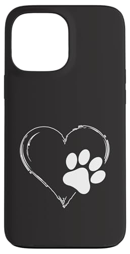 Hülle für iPhone 13 Pro Max Herz Hund Pfote Hundeliebhaber Hülle für iPhone 13 Pro Max Herz Hund Pfote Hundeliebhaber von Dog Love Merch