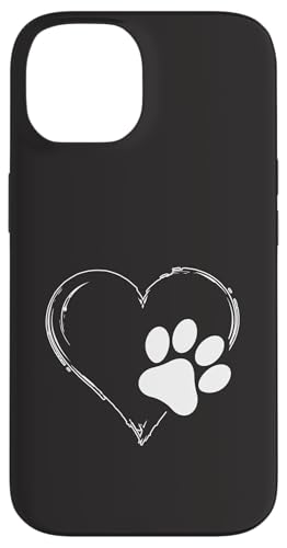 Hülle für iPhone 14 Herz Hund Pfote Hundeliebhaber Hülle für iPhone 14 Herz Hund Pfote Hundeliebhaber von Dog Love Merch