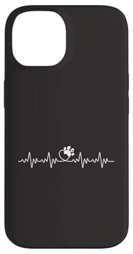 Hülle für iPhone 14 Herzschlag Herz Hund Pfote Hundeliebhaber Hülle für iPhone 14 Herzschlag Herz Hund Pfote Hundeliebhaber von Dog Love Merch