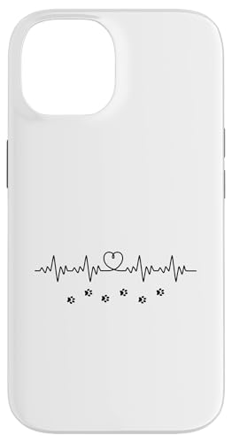Dog Love Merch iPhone 14 Herzschlag Herz Hundepfote Schutzhülle Stoßdämpfend Polycarbonat TPU Kratzfest Glatt Standard Case Dog Love Merch iPhone 14 Herzschlag Herz Hundepfote Schutzhülle Stoßdämpfend Polycarbonat TPU Kratzfest Glatt Standard Case von Dog Love Merch