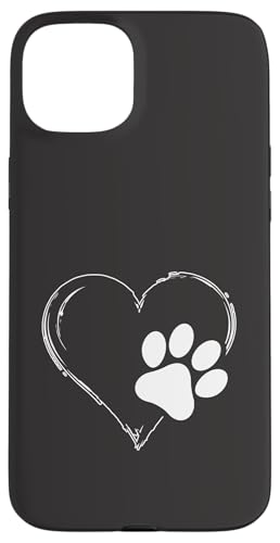 Hülle für iPhone 15 Plus Herz Hund Pfote Hundeliebhaber Hülle für iPhone 15 Plus Herz Hund Pfote Hundeliebhaber von Dog Love Merch