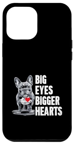 Big Eyes Bigger Hearts Hunde-Rettungshaustier Französische Bulldogge Hülle für iPhone 12 Pro Max Big Eyes Bigger Hearts Hunde-Rettungshaustier Französische Bulldogge Hülle für iPhone 12 Pro Max von Dog Lover Breed French Bulldog Sayings Gift