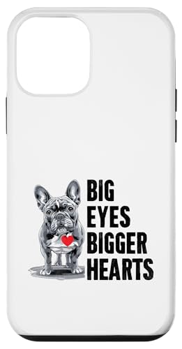 Big Eyes Bigger Hearts Hunde-Rettungshaustier Französische Bulldogge Hülle für iPhone 12 mini Big Eyes Bigger Hearts Hunde-Rettungshaustier Französische Bulldogge Hülle für iPhone 12 mini von Dog Lover Breed French Bulldog Sayings Gift
