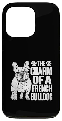 Der Charme einer französischen Bulldogge Hunderasse Rettung Haustier Pfoten Hülle für iPhone 13 Pro von Dog Lover Breed French Bulldog Sayings Gift