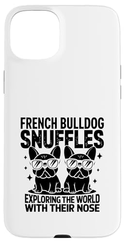 Französische Bulldogge Schnupftabak erkundet die Welt mit ihrer Nase Hülle für iPhone 15 Plus Französische Bulldogge Schnupftabak erkundet die Welt mit ihrer Nase Hülle für iPhone 15 Plus von Dog Lover Breed French Bulldog Sayings Gift