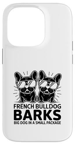 Französische Bulldogge bellt große Hunde in einem kleinen Paket Hunderasse Hülle für iPhone 14 Pro Französische Bulldogge bellt große Hunde in einem kleinen Paket Hunderasse Hülle für iPhone 14 Pro von Dog Lover Breed French Bulldog Sayings Gift