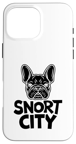 Snort City Hunde-Rettung Haustier Pfoten Französische Bulldogge Hülle für iPhone 16 Pro Max Snort City Hunde-Rettung Haustier Pfoten Französische Bulldogge Hülle für iPhone 16 Pro Max von Dog Lover Breed French Bulldog Sayings Gift