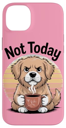 Bürohund Coffee Grumpy Dog Hülle für iPhone 14 Plus von Dog Lover Gifts & Tees