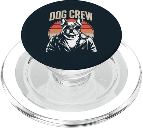 Bulldog Sonnenbrille Dog Crew PopSockets PopGrip für MagSafe von Dog Lover Gifts & Tees