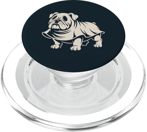 Bulldogge Geisterkostüm Halloween Hund PopSockets PopGrip für MagSafe von Dog Lover Gifts & Tees