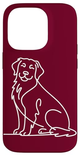 Dog Line Art Hund Hülle für iPhone 14 Pro von Dog Lover Gifts & Tees