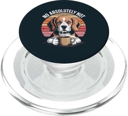 Grumpy Dog Coffee Bürohund PopSockets PopGrip für MagSafe Grumpy Dog Coffee Bürohund PopSockets PopGrip für MagSafe von Dog Lover Gifts & Tees