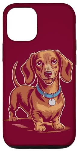 Happy Dackel Hülle für iPhone 12/12 Pro von Dog Lover Gifts & Tees
