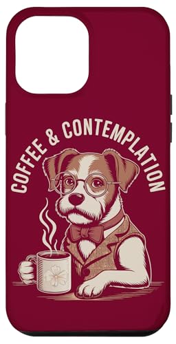Hipster Dog Kaffeehund im Vintage-Stil Hülle für iPhone 12 Pro Max Hipster Dog Kaffeehund im Vintage-Stil Hülle für iPhone 12 Pro Max von Dog Lover Gifts & Tees