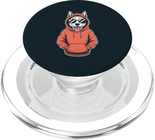 Hipster Hund Sonnenbrille Hund PopSockets PopGrip für MagSafe von Dog Lover Gifts & Tees