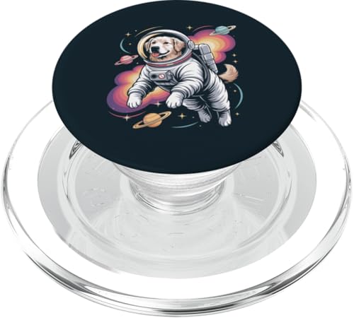 Hund Astronaut Weltraum Planeten Hund PopSockets PopGrip für MagSafe von Dog Lover Gifts & Tees