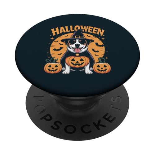 Hund Halloween PopSockets Klebender PopGrip Hund Halloween PopSockets Klebender PopGrip von Dog Lover Gifts & Tees