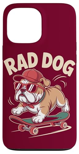 Hund auf Skateboard Skating Hund Hülle für iPhone 13 Pro Max von Dog Lover Gifts & Tees