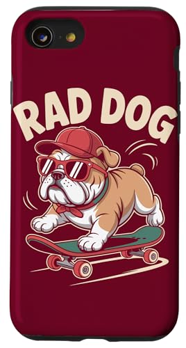 Hund auf Skateboard Skating Hund Hülle für iPhone SE (2020) / 7 / 8 von Dog Lover Gifts & Tees