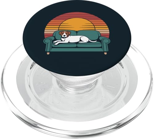 Hund auf der Couch Entspannter Hund PopSockets PopGrip für MagSafe von Dog Lover Gifts & Tees