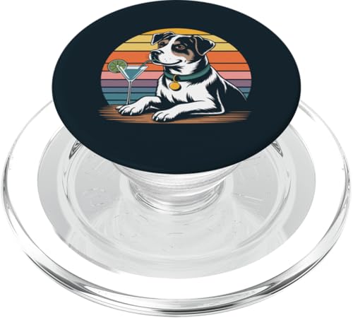 Hund trinkt Cocktail Dog PopSockets PopGrip für MagSafe von Dog Lover Gifts & Tees