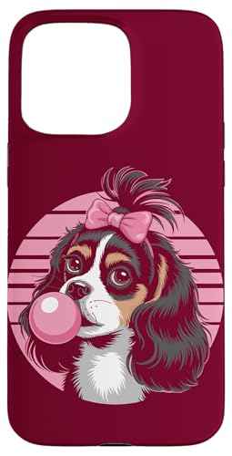 Hundeliebhaberin, rosa Bubblegum Dog Hülle für iPhone 15 Pro Max von Dog Lover Gifts & Tees
