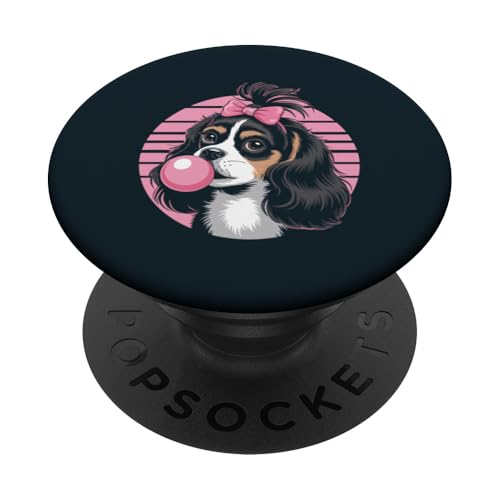 Hundeliebhaberin, rosa Bubblegum Dog PopSockets Klebender PopGrip von Dog Lover Gifts & Tees