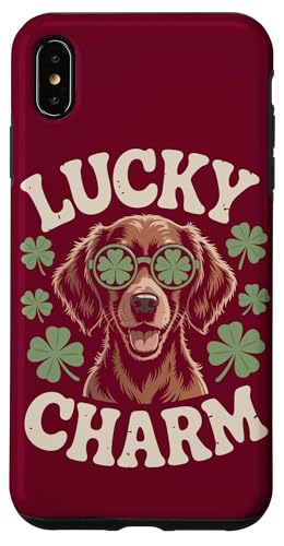 Irischer Setter Patricks Day Dog Hülle für iPhone XS Max von Dog Lover Gifts & Tees
