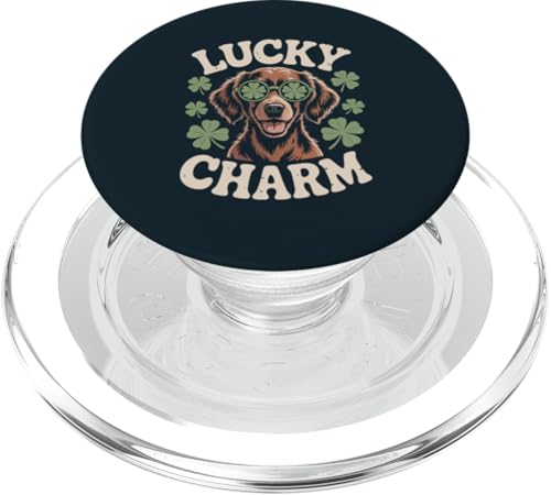 Irischer Setter Patricks Day Dog PopSockets PopGrip für MagSafe von Dog Lover Gifts & Tees
