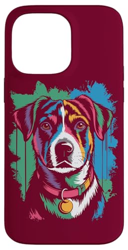 Jack Russell Terrier Kunstwerk Hülle für iPhone 14 Pro Max von Dog Lover Gifts & Tees