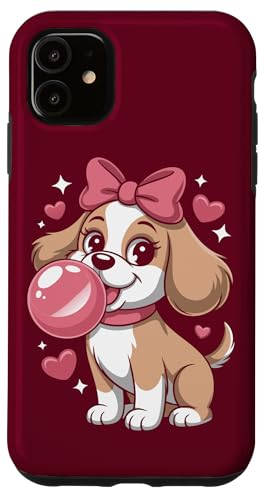 Niedlicher Hund Mädchen rosa Kaugummi Hund Hülle für iPhone 11 Niedlicher Hund Mädchen rosa Kaugummi Hund Hülle für iPhone 11 von Dog Lover Gifts & Tees