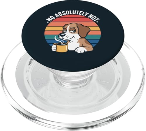Office Dog Coffee Nein, absolut kein Hund PopSockets PopGrip für MagSafe von Dog Lover Gifts & Tees