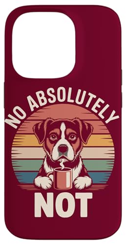 Office Jack Russell Terrier Coffee Grumpy Dog Hülle für iPhone 14 Pro von Dog Lover Gifts & Tees