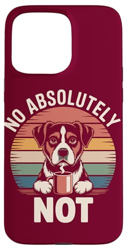 Office Jack Russell Terrier Coffee Grumpy Dog Hülle für iPhone 15 Pro Max von Dog Lover Gifts & Tees