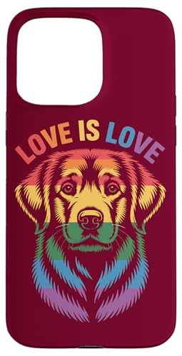 Queer Dog Pride Flagge Hund Hülle für iPhone 15 Pro Max von Dog Lover Gifts & Tees