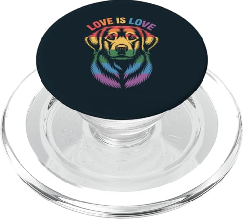 Queer Dog Pride Flagge Hund PopSockets PopGrip für MagSafe von Dog Lover Gifts & Tees