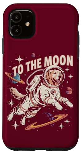 Space Golden Retriever Astronaut Hülle für iPhone 11 von Dog Lover Gifts & Tees