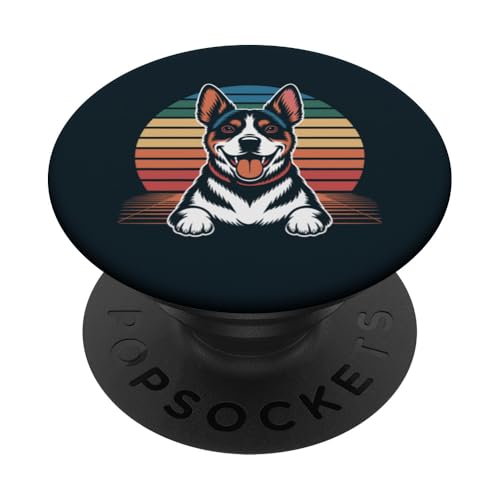 Terrier Vintage Hund PopSockets Klebender PopGrip von Dog Lover Gifts & Tees