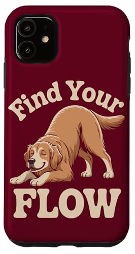 Yoga Golden Retriever Yogi Hund Hülle für iPhone 11 von Dog Lover Gifts & Tees