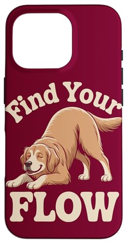 Yoga Golden Retriever Yogi Hund Hülle für iPhone 16 Pro von Dog Lover Gifts & Tees